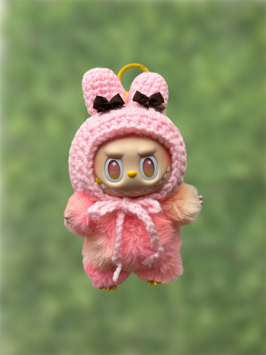 Crochet Miffy Labubu Hat