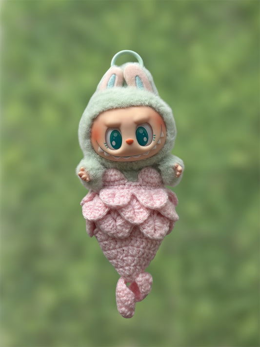Crochet Labubu Mermaid Tail