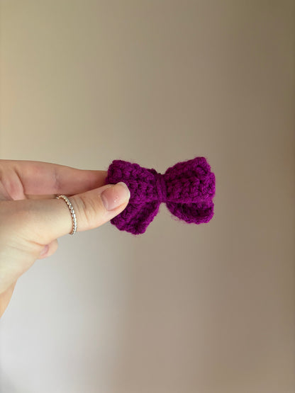 Crochet Labubu Bow