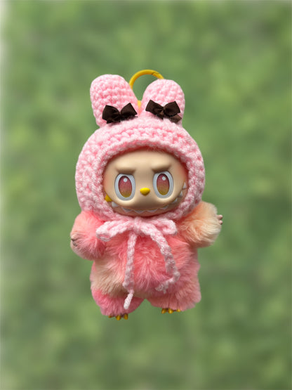 Crochet Miffy Labubu Hat
