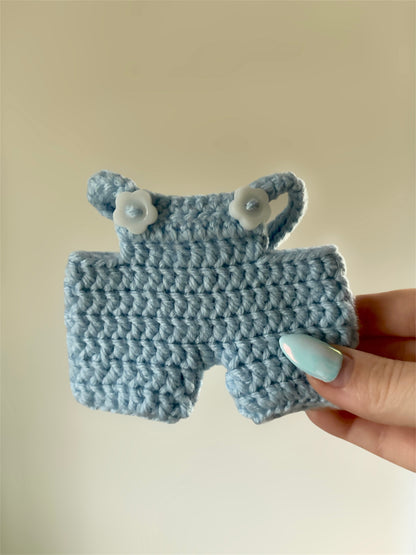 Crochet Labubu Overalls