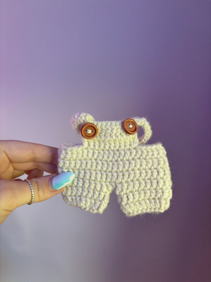 Crochet Labubu Overalls