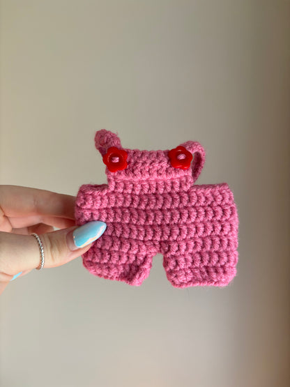 Crochet Labubu Overalls