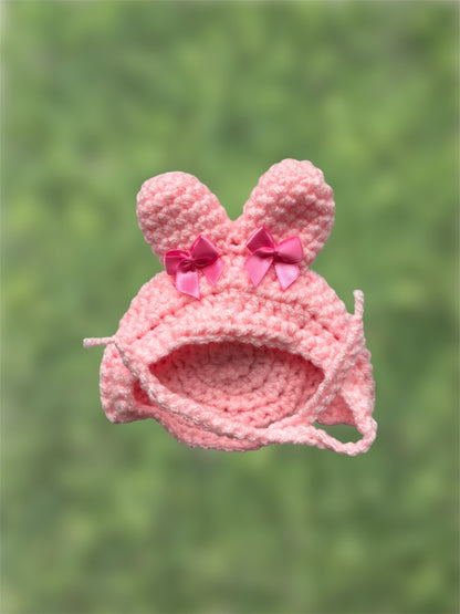Crochet Miffy Labubu Hat