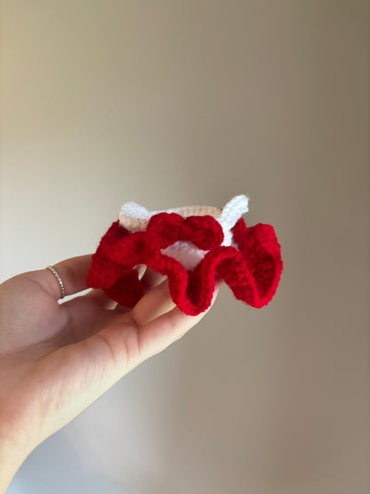 Crochet Labubu Dress with Bow