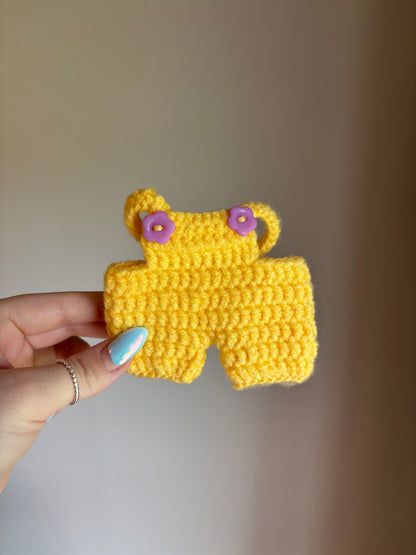 Crochet Labubu Overalls