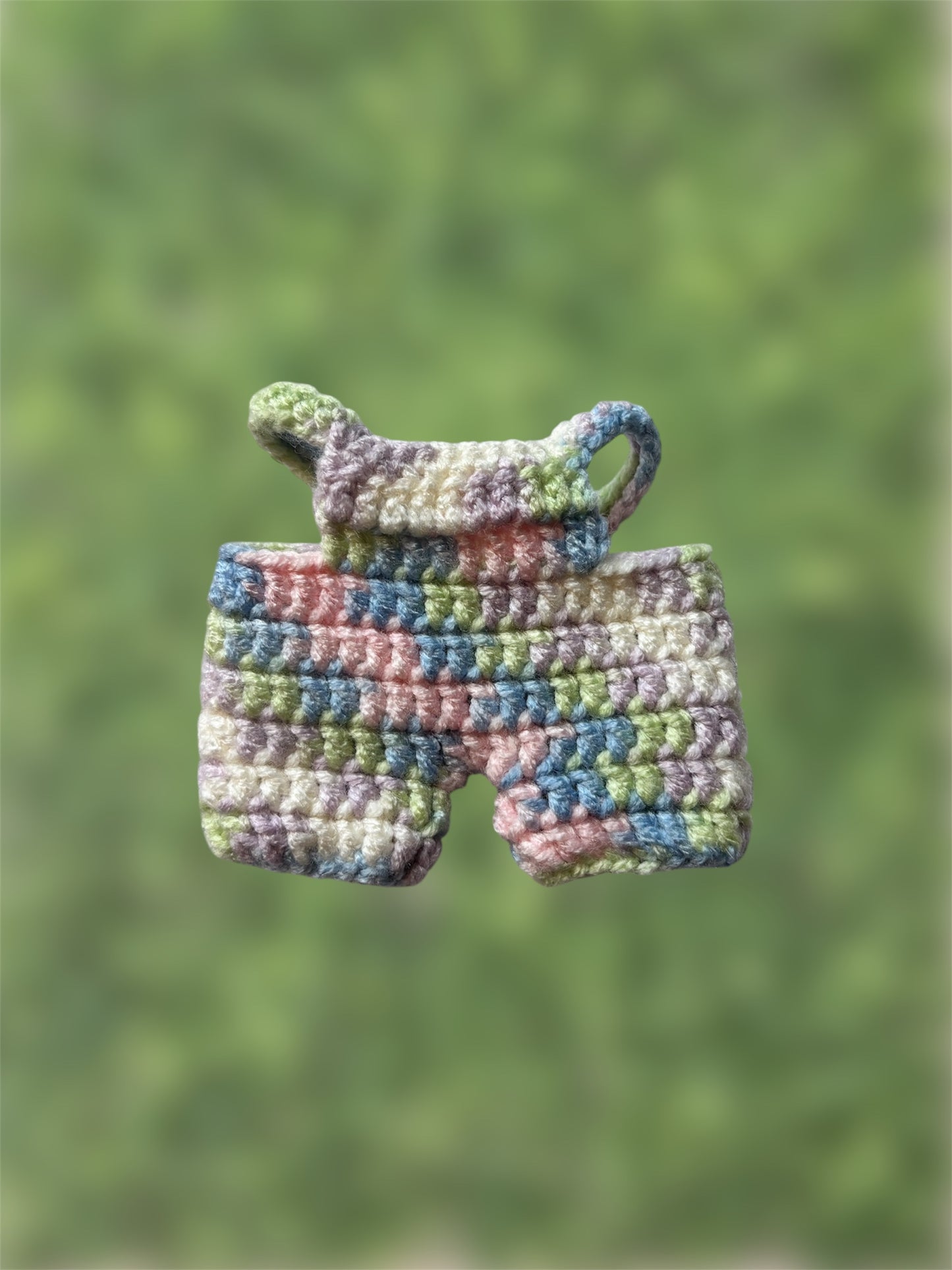 Crochet Labubu Overalls