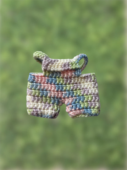 Crochet Labubu Overalls