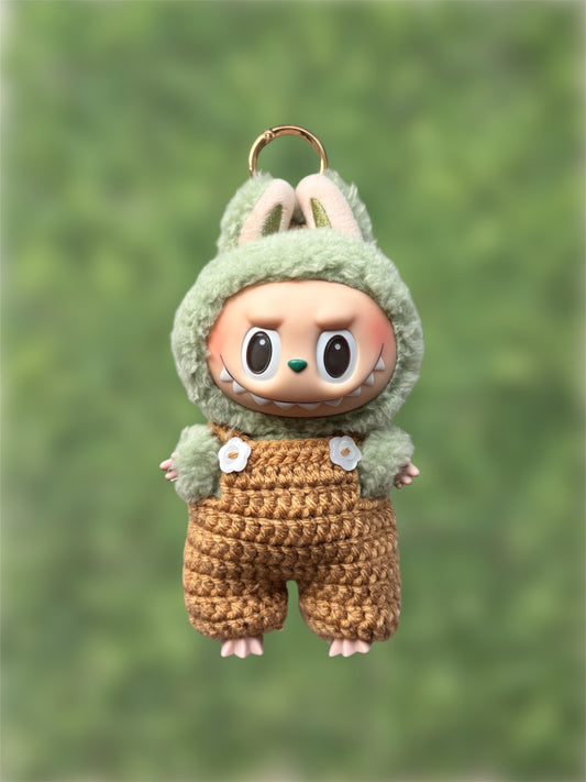 Crochet Labubu Overalls