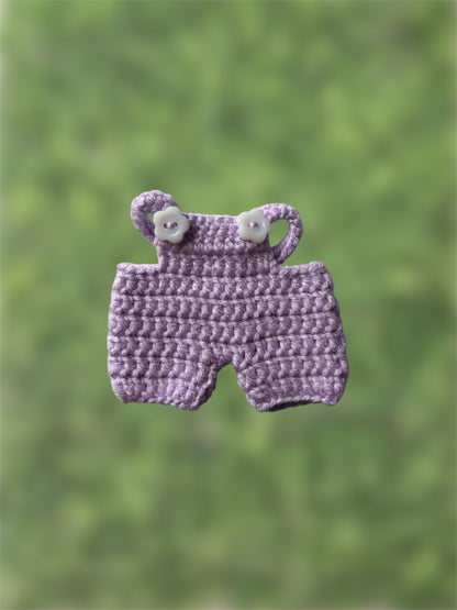 Crochet Labubu Overalls