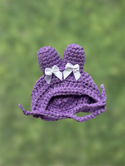 Crochet Miffy Labubu Hat