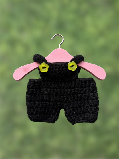 Crochet Labubu Overalls