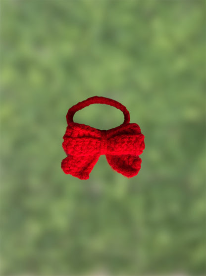 Crochet Labubu Bow