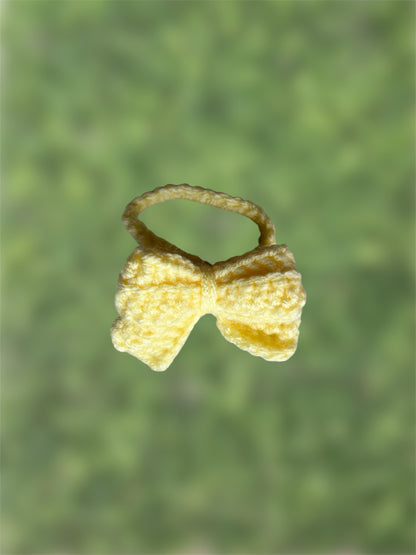 Crochet Labubu Bow