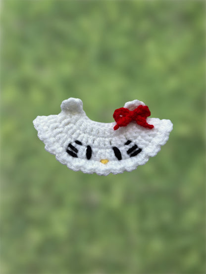 Crochet Hello Kitty Labubu Hat