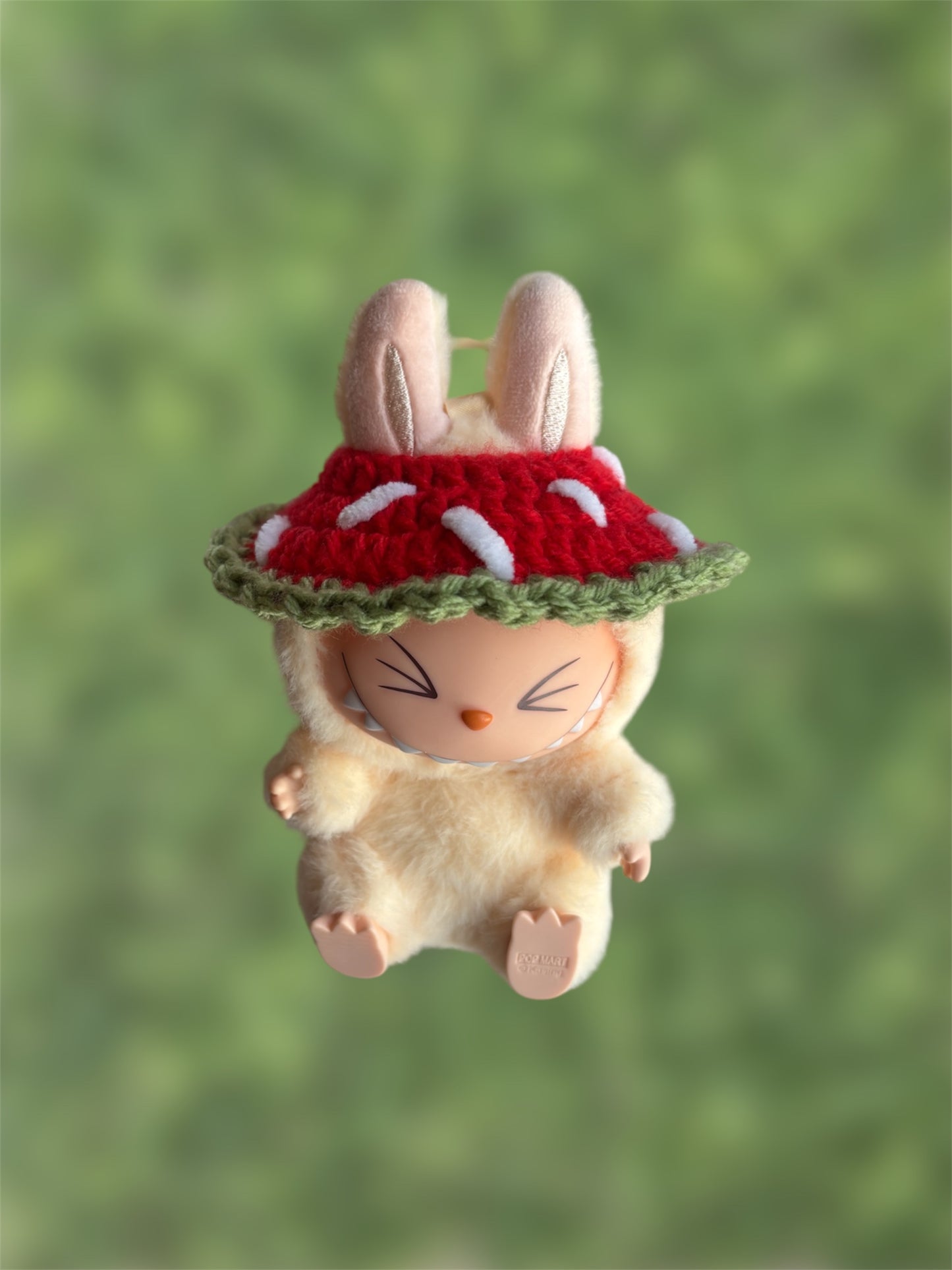 Crochet Strawberry/Watermelon Labubu Hat