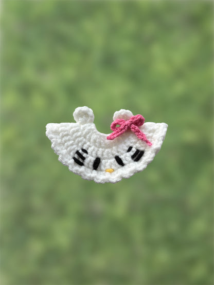 Crochet Hello Kitty Labubu Hat