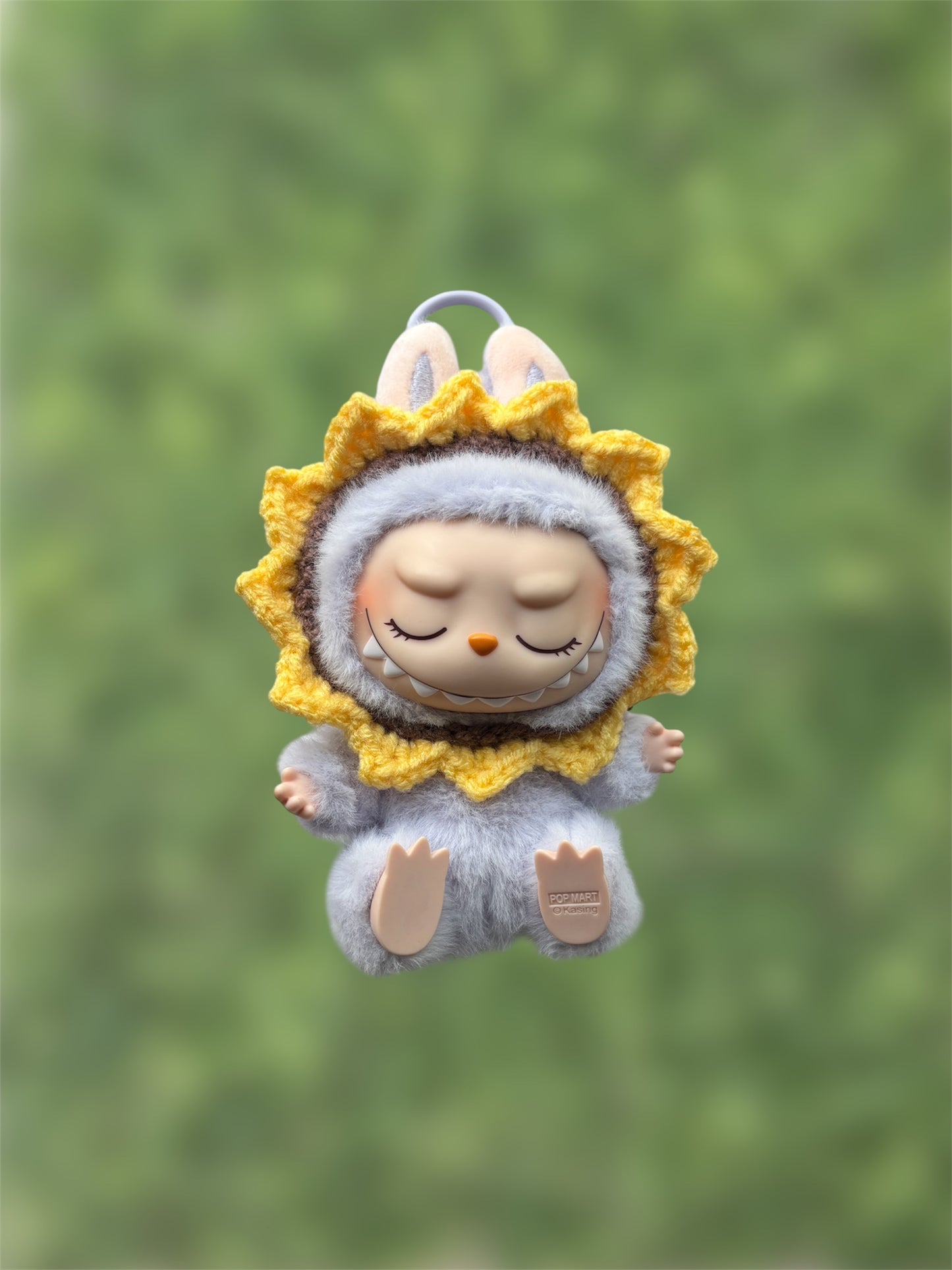 Crochet Sunflower Labubu Headbad